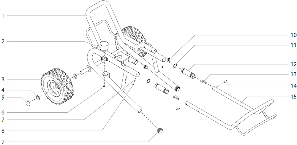 Impact 740 Low Rider Cart Parts (P/N 805-289A)